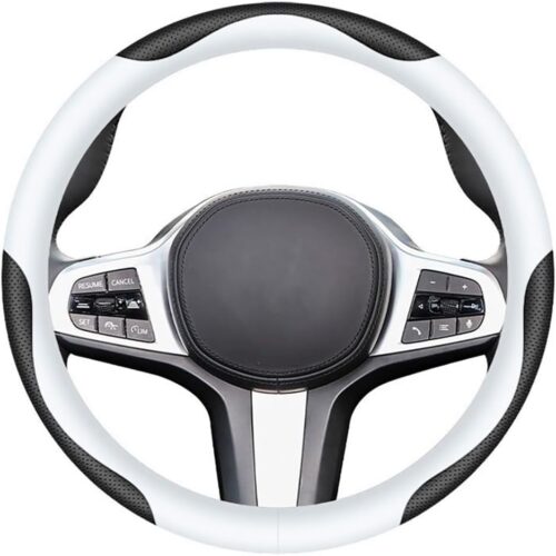 Leather Steering Wheel Cover