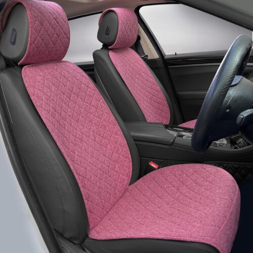 Linen Car Seat Cover Set