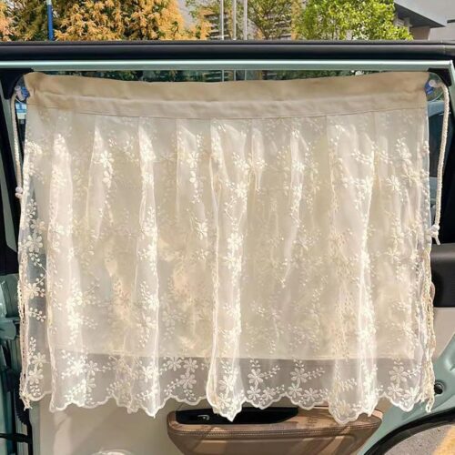 Foldable universal car side window sun shade cover with easy installation, foldable design.